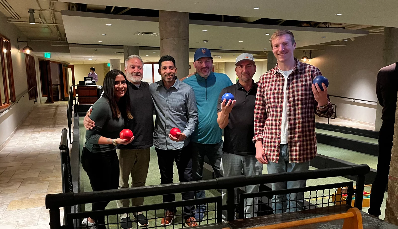 Our technology group enjoying a friendly game of Bocce Ball at their annual retreat in Washington, DC.  2022/11/WBTG-@-Bocce-Ball.png 
