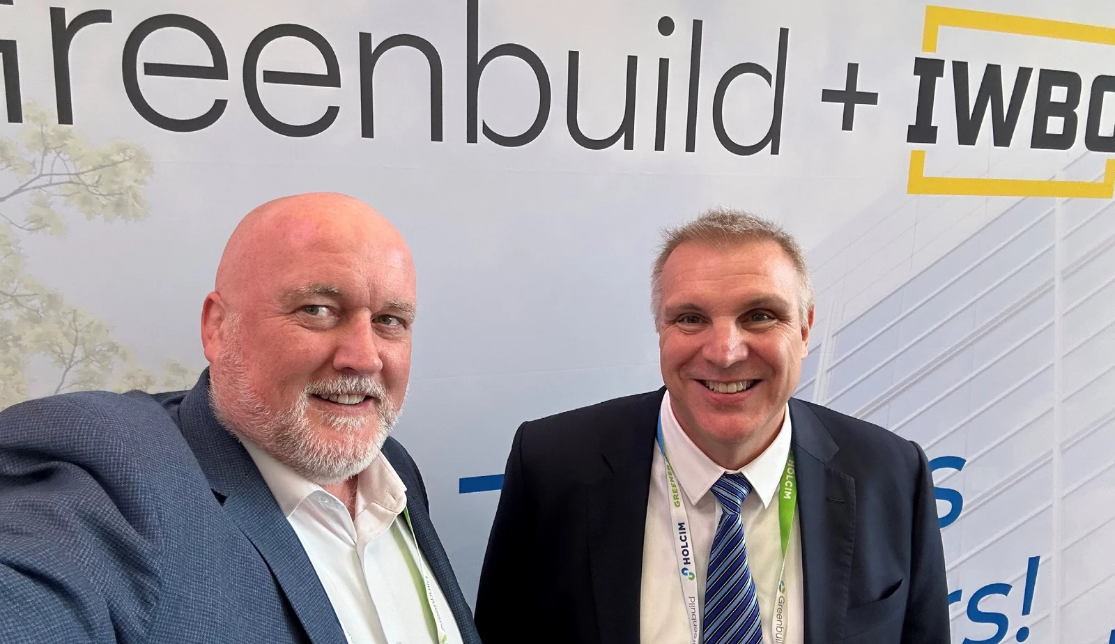 Desmond Greene and Brian Uher attended the Industrialized Wood-Based Construction conference (IWBC), which collaborated with Greenbuild. 2024/04/Greenbuild-Conference.png 